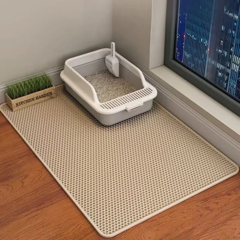 XL Clean-Step Mat – 60cm x 90cm Waterproof Double-Layer Litter Trapper