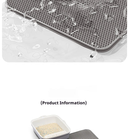 XL Clean-Step Mat – 60cm x 90cm Waterproof Double-Layer Litter Trapper