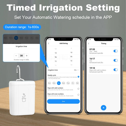 WiFi Smart Drip Irrigation Rechargeable I