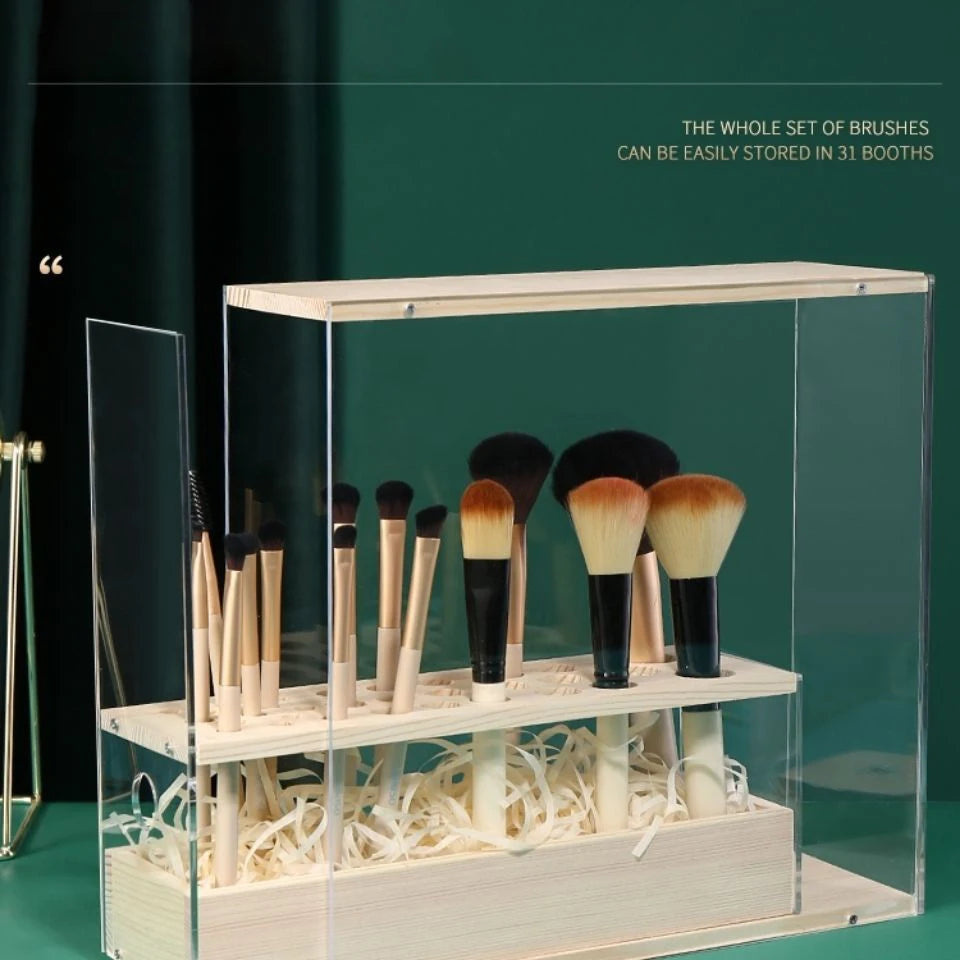 Acrylic Makeup Brush Organizer