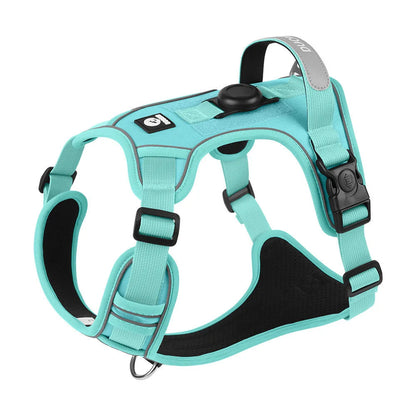 Dog Harness with Airtag Holder and Leash Set