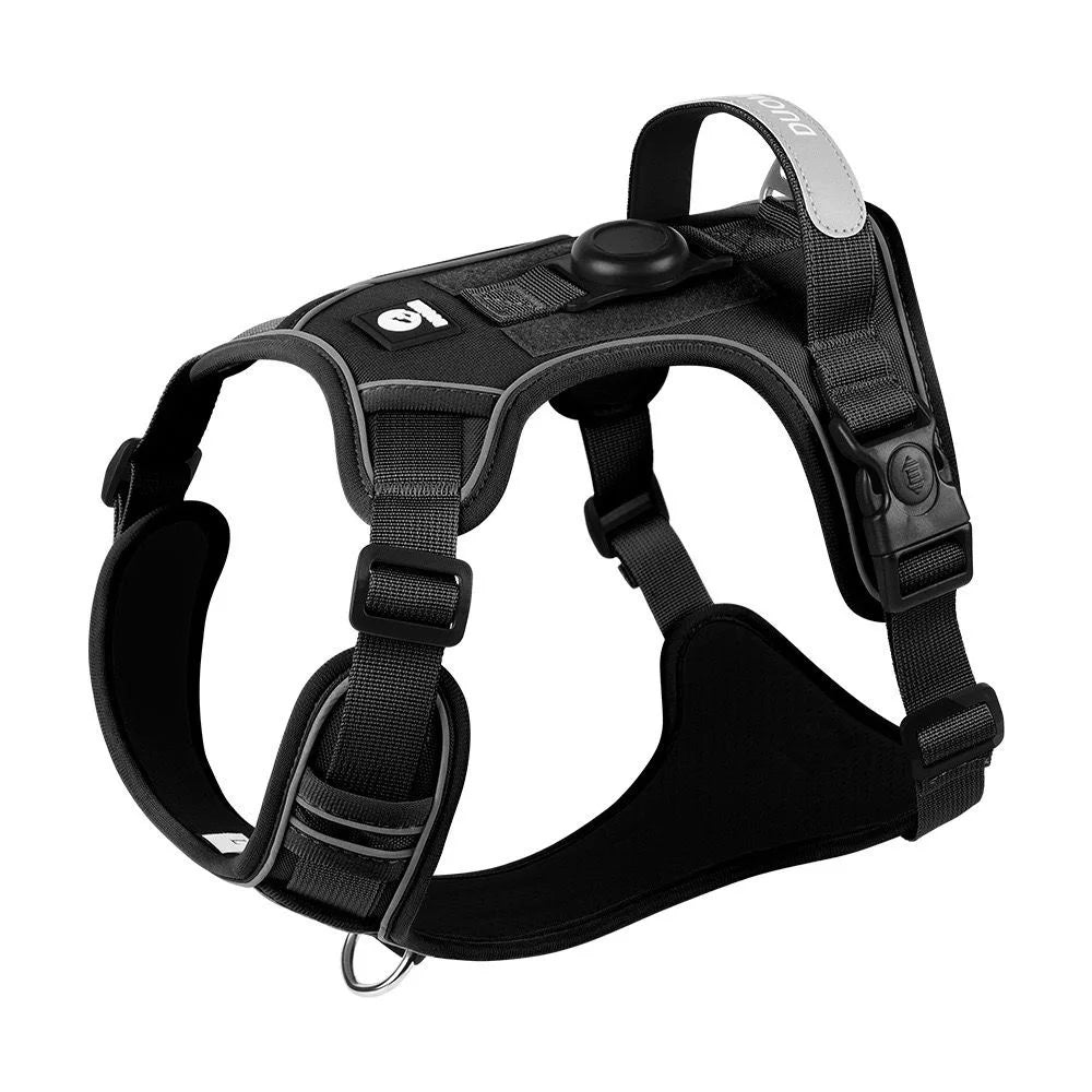 Dog Harness with Airtag Holder and Leash Set