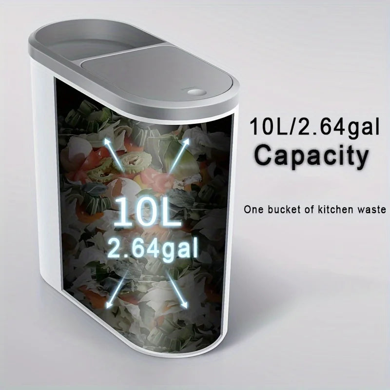 10L Bathroom Trash Can