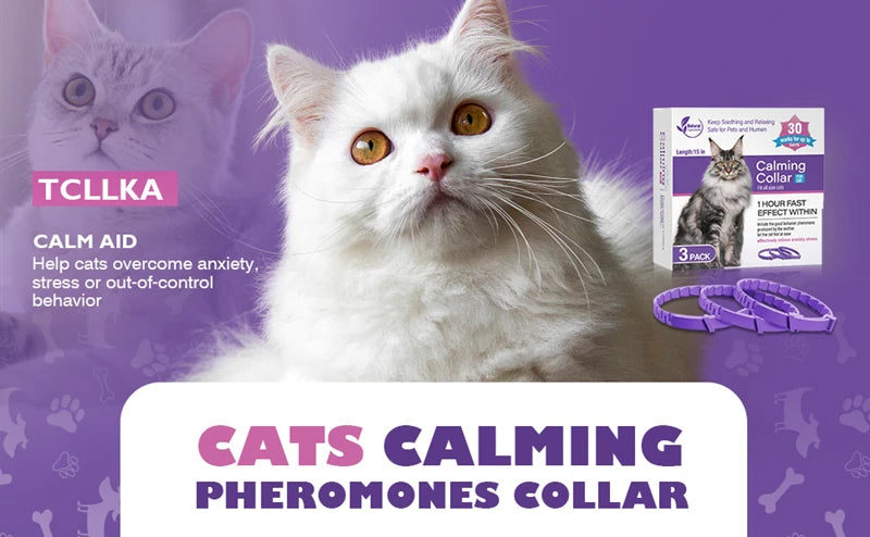 Calm-Core Pheromone Collars – 3/4 Piece Anxiety Relief Multi-Pack