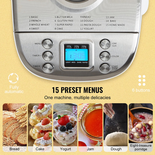 Bread Maker 15-in-1