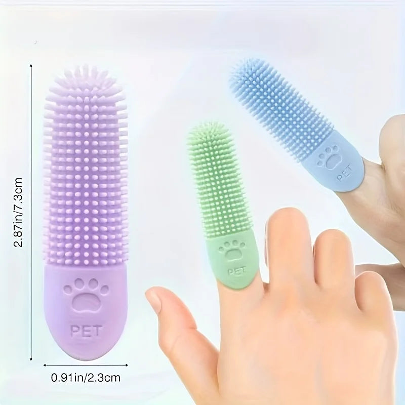 360° Soft-Touch Finger Brush – Gentle Silicone Dental Care Tool