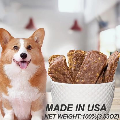 Pet Food Dog Snacks Delicious Beef Jerky/Duck Jerky/Chicken Sweet Potato Sticks/Turkey Meatballs/Dried Salmon Pet Food for Dogs