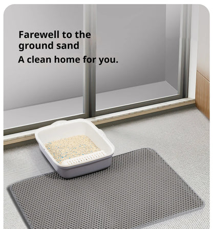 XL Clean-Step Mat – 60cm x 90cm Waterproof Double-Layer Litter Trapper