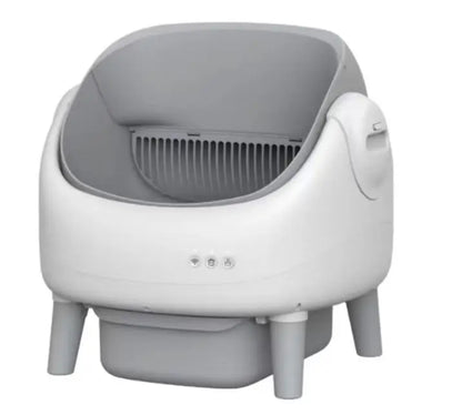 Smart App-Controlled Self-Cleaning Litter Box – Open-Top & Odor-Free