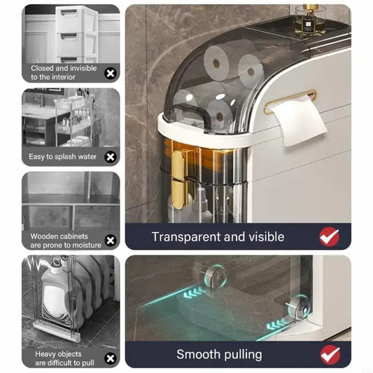 4 Layer Drawer Storage Cabinet Organization