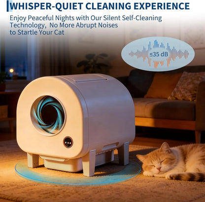 Smart Self-Cleaning Automatic Cat Litter Box