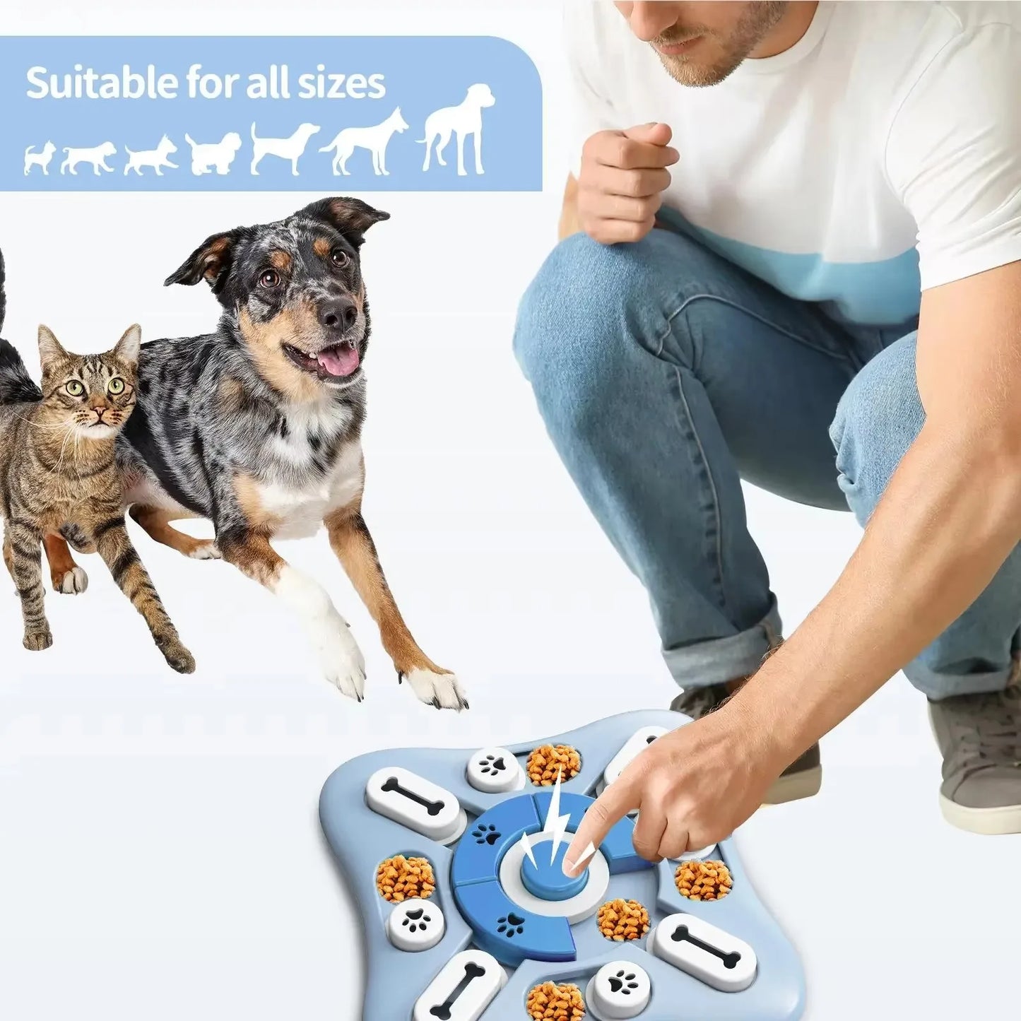 IQ-Master Multi-Level Puzzle – Interactive Slow Feeder & Enrichment Toy