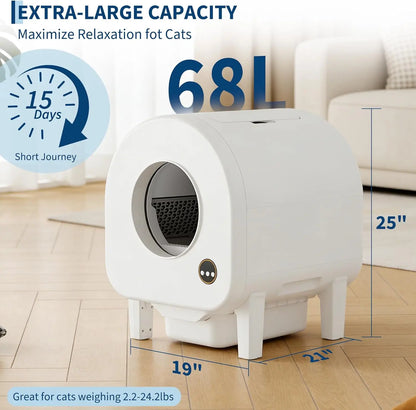 Smart Self-Cleaning Automatic Cat Litter Box
