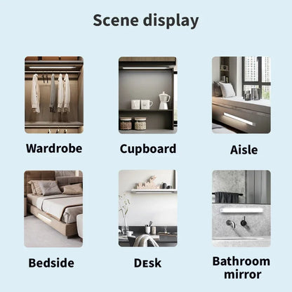 10-60cm LED Ultra Thin Lights Motion Sensor night light Wireless