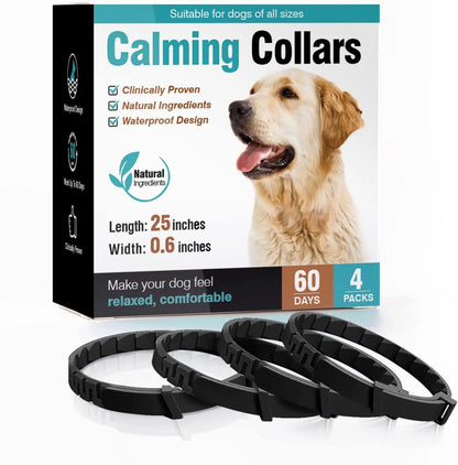 Calm-Core Pheromone Collars – 3/4 Piece Anxiety Relief Multi-Pack