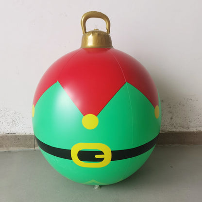 60cm Outdoor Christmas Inflatable Decorated Ball PVC Giant Big Large Balls