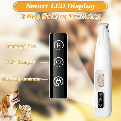 Precision-Grip Pro – Waterproof LED Paw & Detail Trimmer