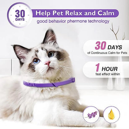 Calm-Core Pheromone Collars – 3/4 Piece Anxiety Relief Multi-Pack