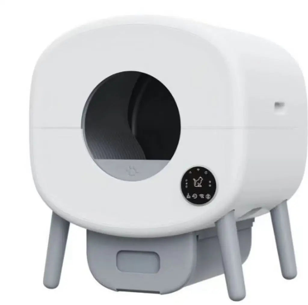 Smart App-Controlled Self-Cleaning Litter Box – Open-Top & Odor-Free