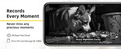 Smart-Sight 2K WiFi Camera – 360° Surveillance & Night Vision Monitor