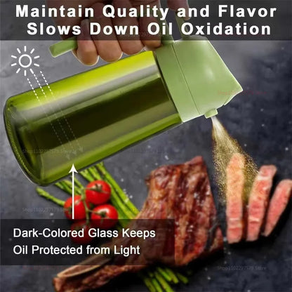 Glass Oil Dispenser Bottle