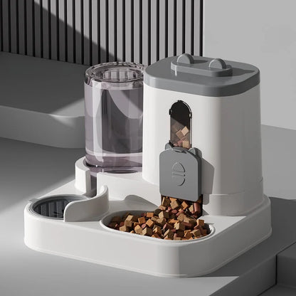 Flow-Master 2-in-1 – Spill-Proof Automatic Feeder & Fountain