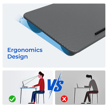 Lap Desk Home Office Pro Mouse Pad and Phone Holder