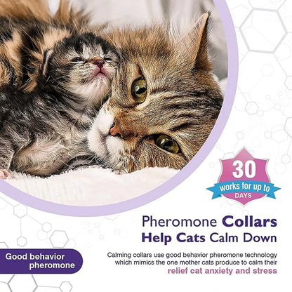 Calm-Core Pheromone Collars – 3/4 Piece Anxiety Relief Multi-Pack