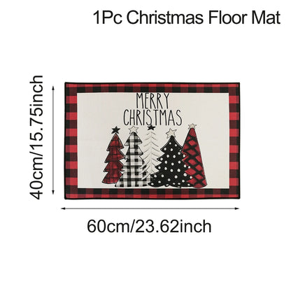 Christmas Kitchen Floor Mats