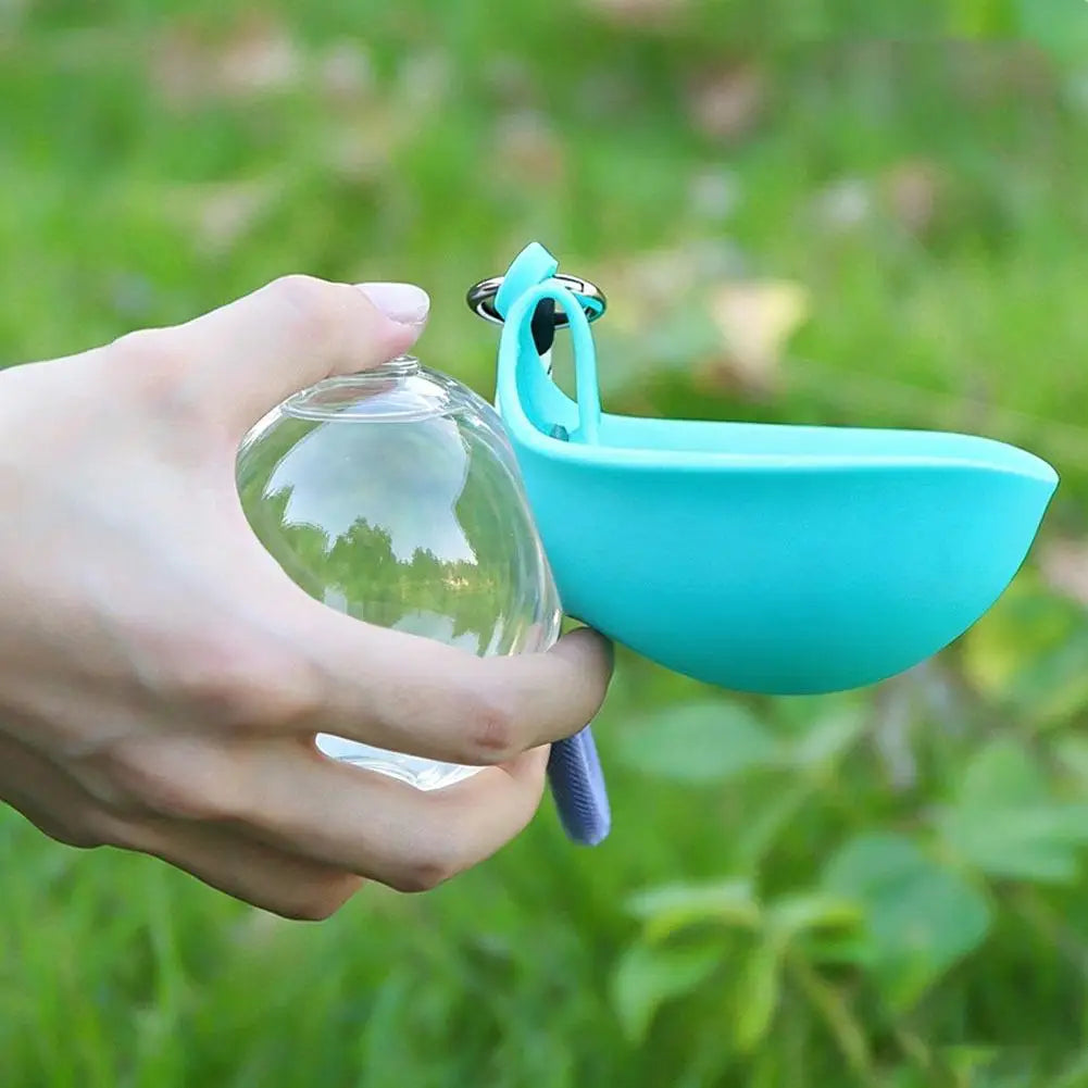 2-in-1 Portable Foldable Dog Water Bottle