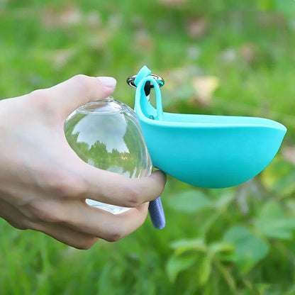 2-in-1 Portable Foldable Dog Water Bottle