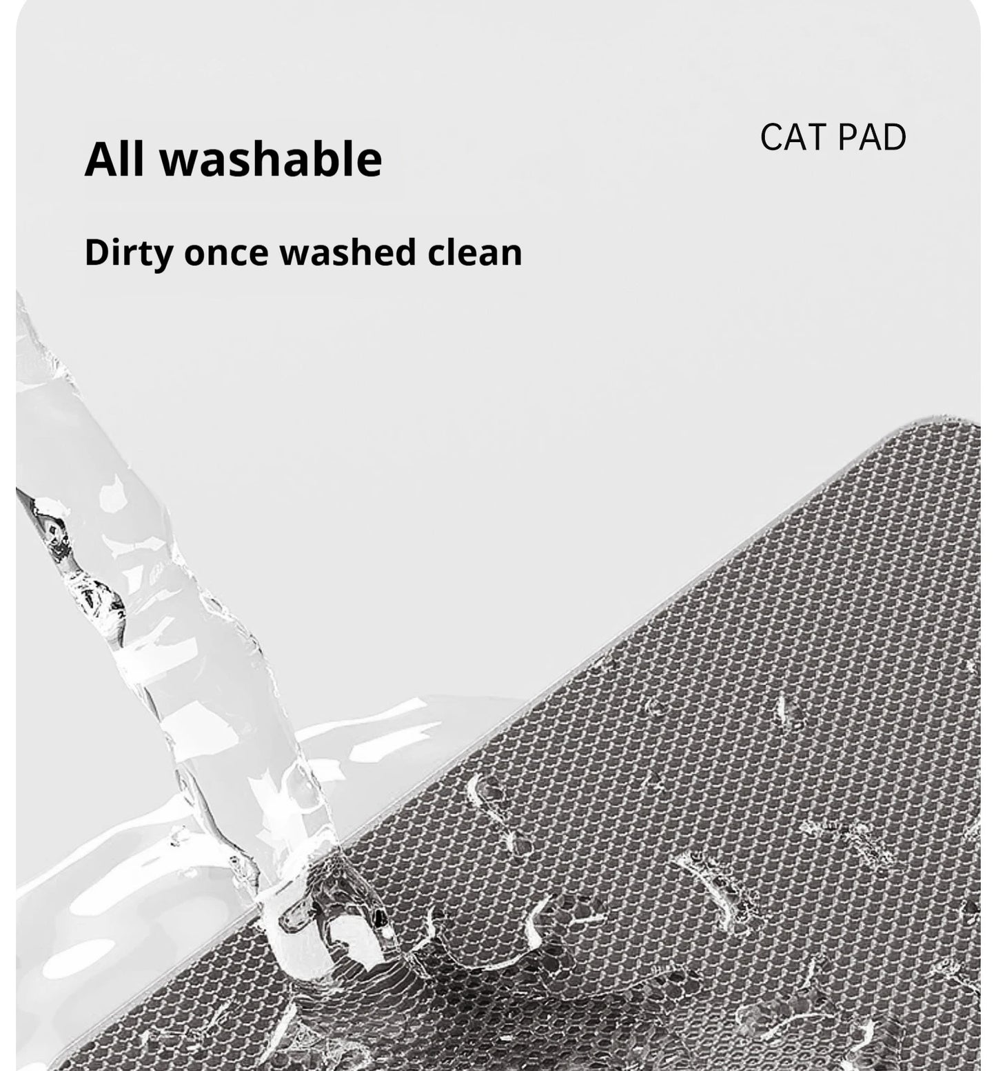 XL Clean-Step Mat – 60cm x 90cm Waterproof Double-Layer Litter Trapper