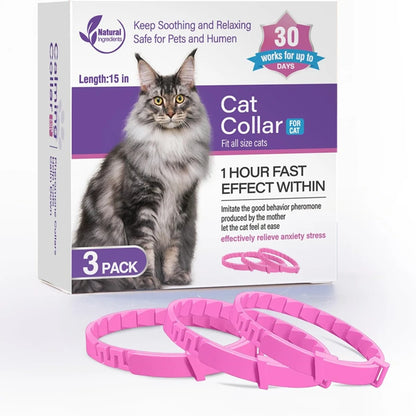 Calm-Core Pheromone Collars – 3/4 Piece Anxiety Relief Multi-Pack