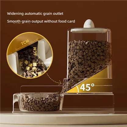 Gravity-Flow 2-in-1 – Automatic Food & Water Station