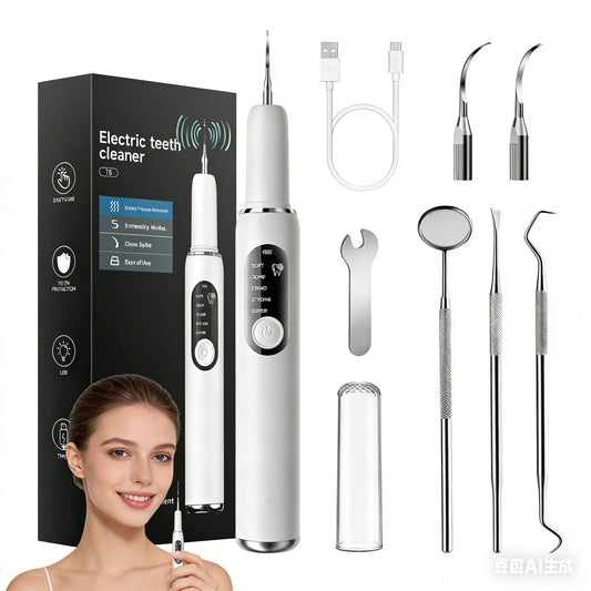 Curvy Moon T6 – Ultrasonic High-Frequency Plaque & Tartar Remover