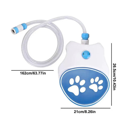 Dog Paw-Activated Water Fountain Sprinkler Toy – Outdoor Drinking & Cooling Pet Water Dispenser