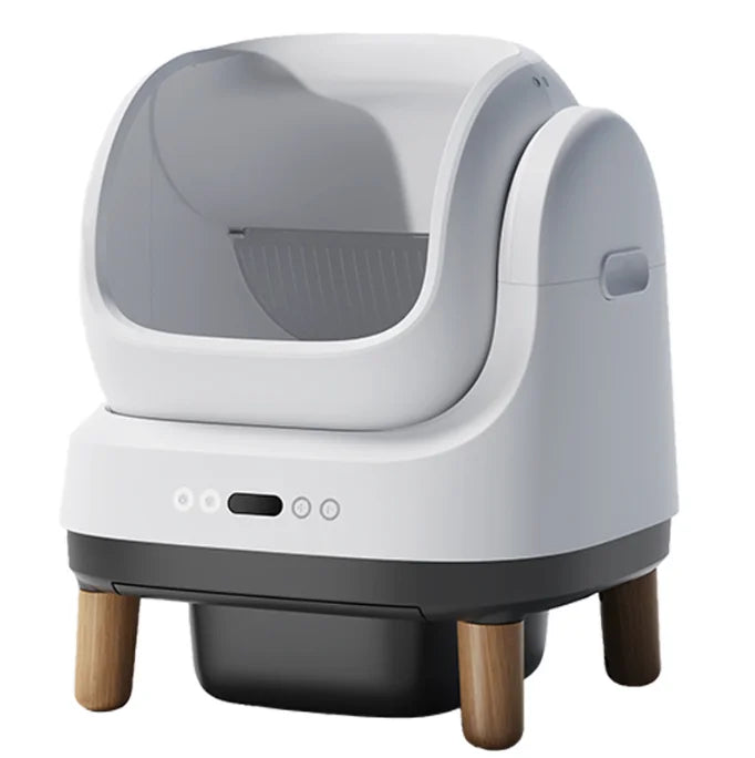Smart App-Controlled Self-Cleaning Litter Box – Open-Top & Odor-Free