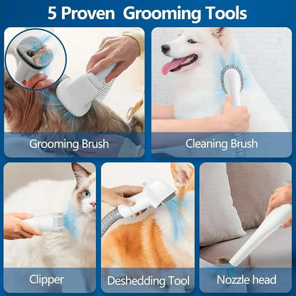 Groom-Vac Elite – 7-Piece Professional Vacuum & Trimming System