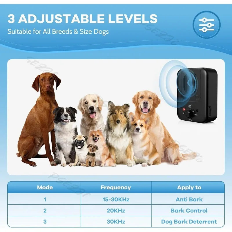 Outdoor Ultrasonic Bark Control & Training Device