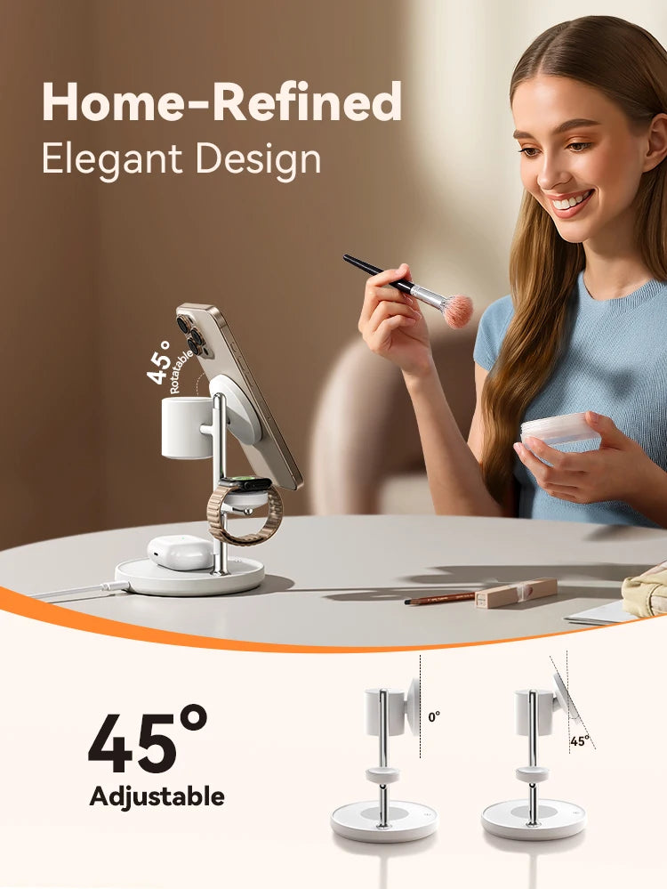 Magnetic Charging Station for Apple Fast Wireless Charger for iPhone