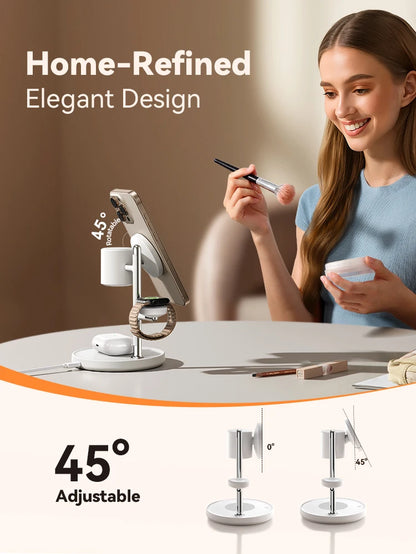 Magnetic Charging Station for Apple Fast Wireless Charger for iPhone