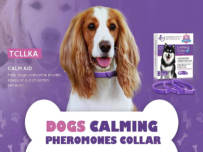Calm-Core Pheromone Collars – 3/4 Piece Anxiety Relief Multi-Pack