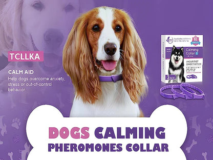 Calm-Core Pheromone Collars – 3/4 Piece Anxiety Relief Multi-Pack