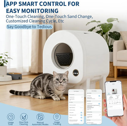 Smart Self-Cleaning Automatic Cat Litter Box