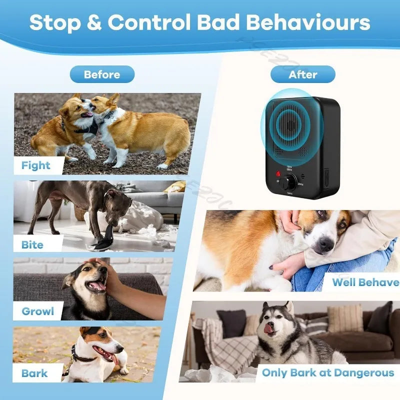 Outdoor Ultrasonic Bark Control & Training Device