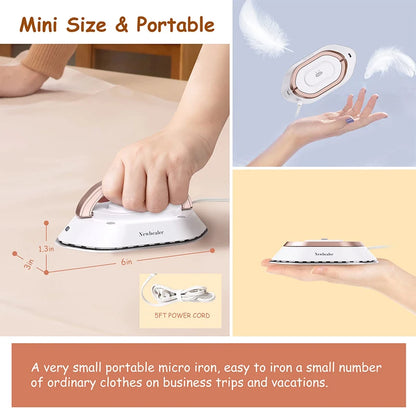 Portable Mini Electric Iron Dual