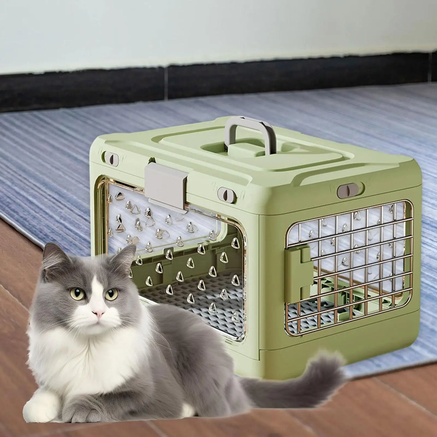 Fold-N-Go Elite – Hard-Sided Collapsible Travel Crate