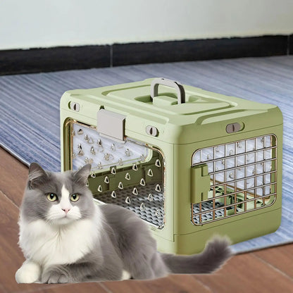 Fold-N-Go Elite – Hard-Sided Collapsible Travel Crate