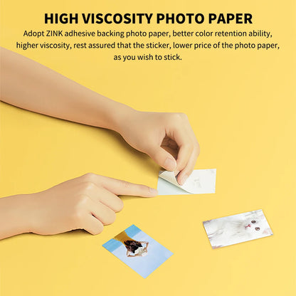 AR Printer 300dpi Portable Photo Mini Pocket With DIY Share 500mAh Picture Printer