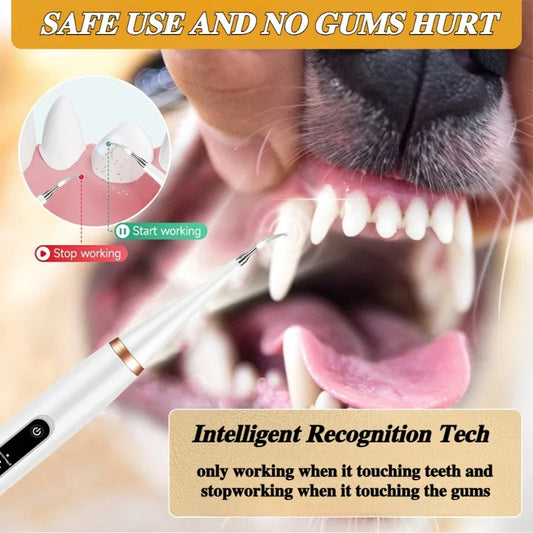 Pet Ultrasonic Electric Tooth Cleaner Dental Stone Remover Dog Grooming Equipment